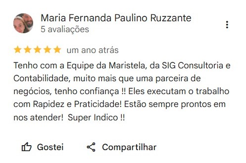 Depoimento de Maria no Instagram